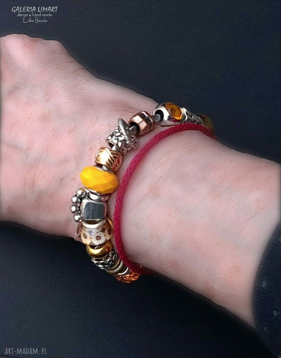 Bransoletka typu Pandora - ponadczasowy prezent handmade