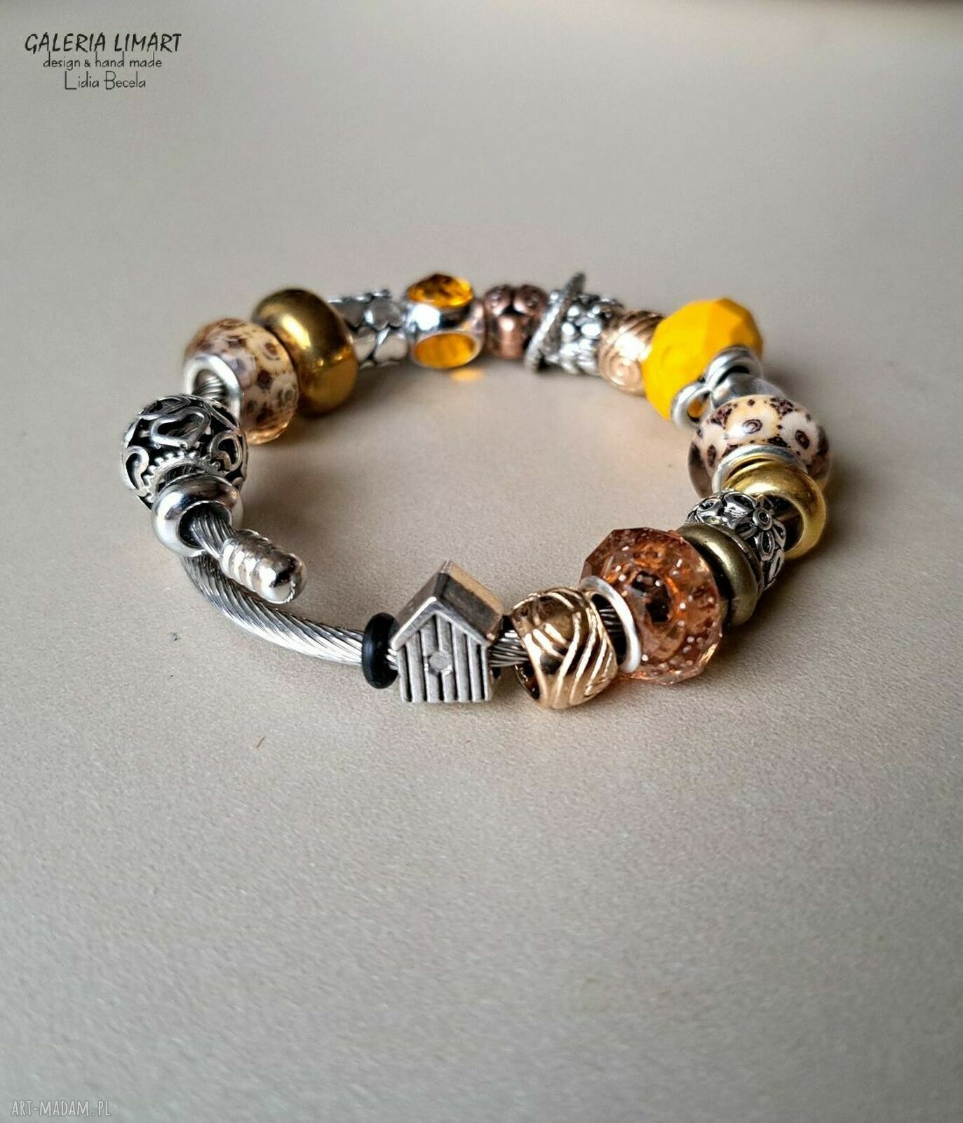 Bransoletka typu Pandora - ponadczasowy prezent handmade