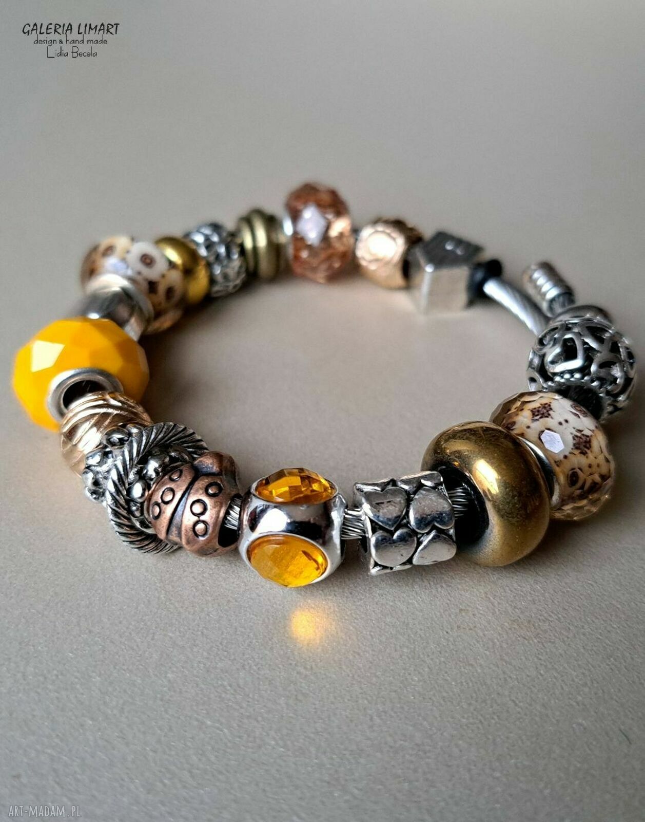Bransoletka typu Pandora - ponadczasowy prezent handmade