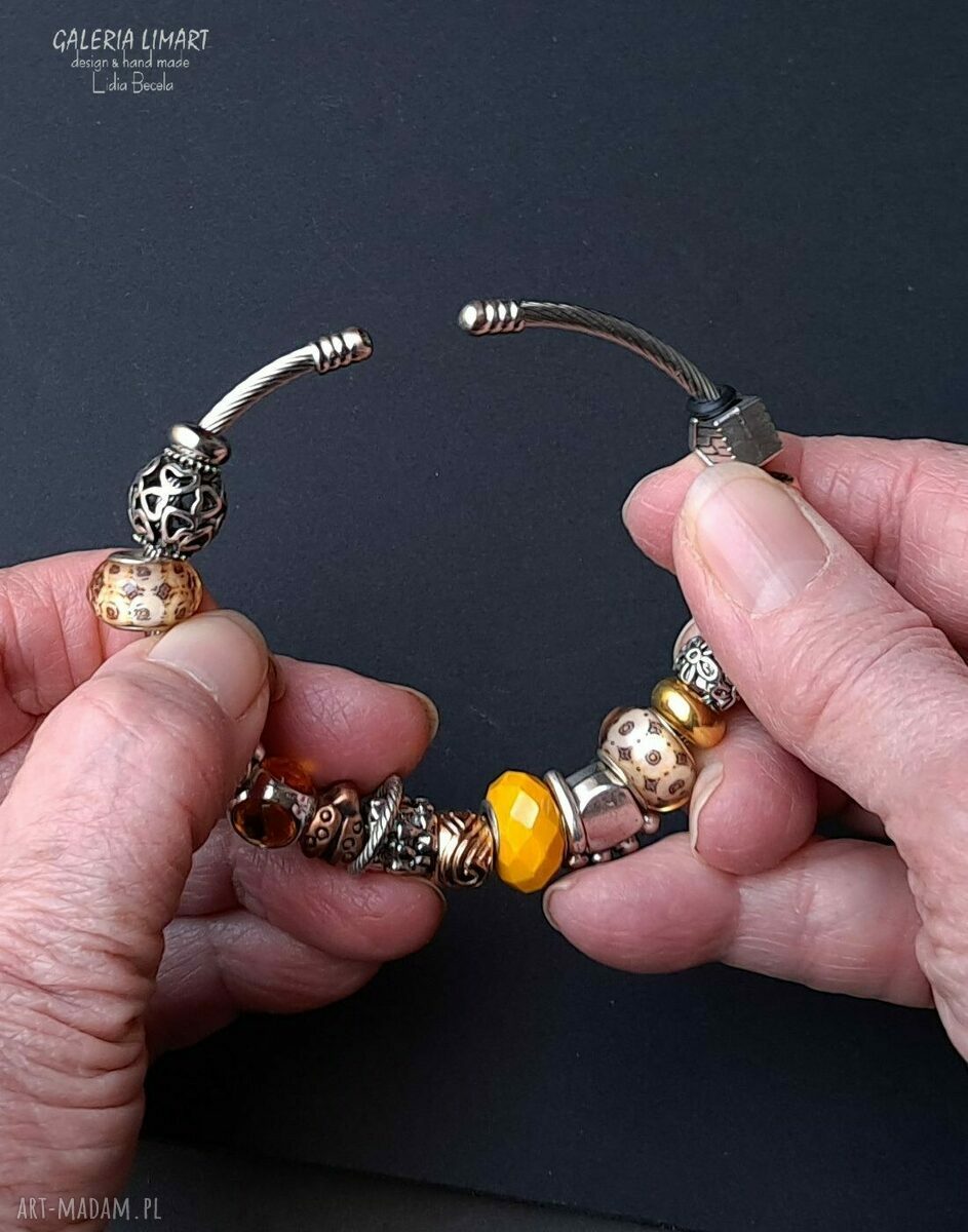 Bransoletka typu Pandora - ponadczasowy prezent handmade