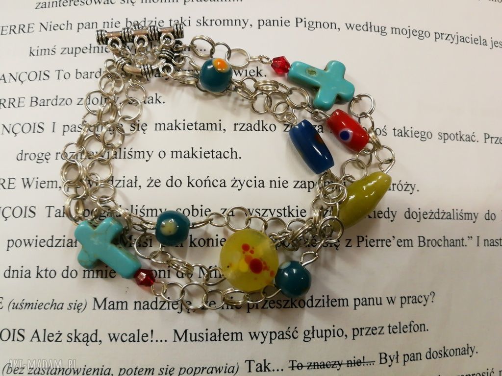 Uniwersalna bransoletka etno boho z koralików dla kobiet