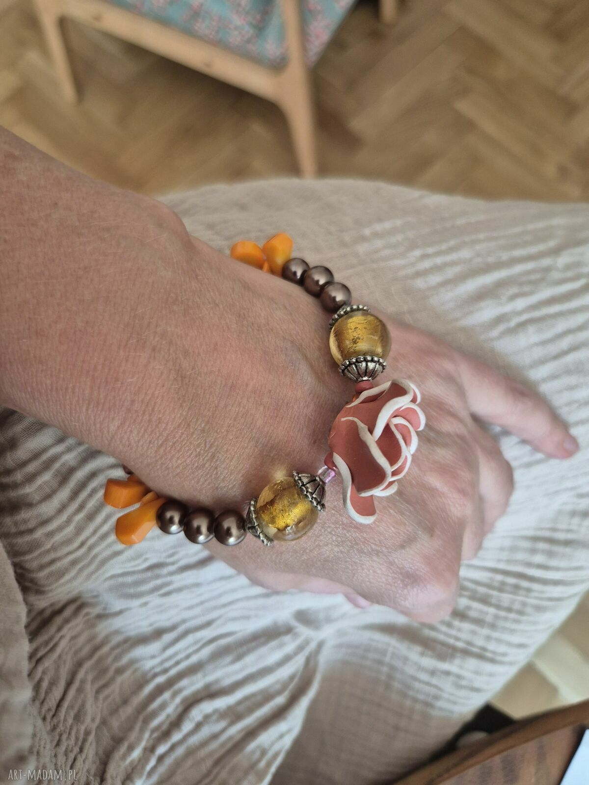 Uniwersalna bransoletka boho - ręcznie robiona biżuteria dla kobiet