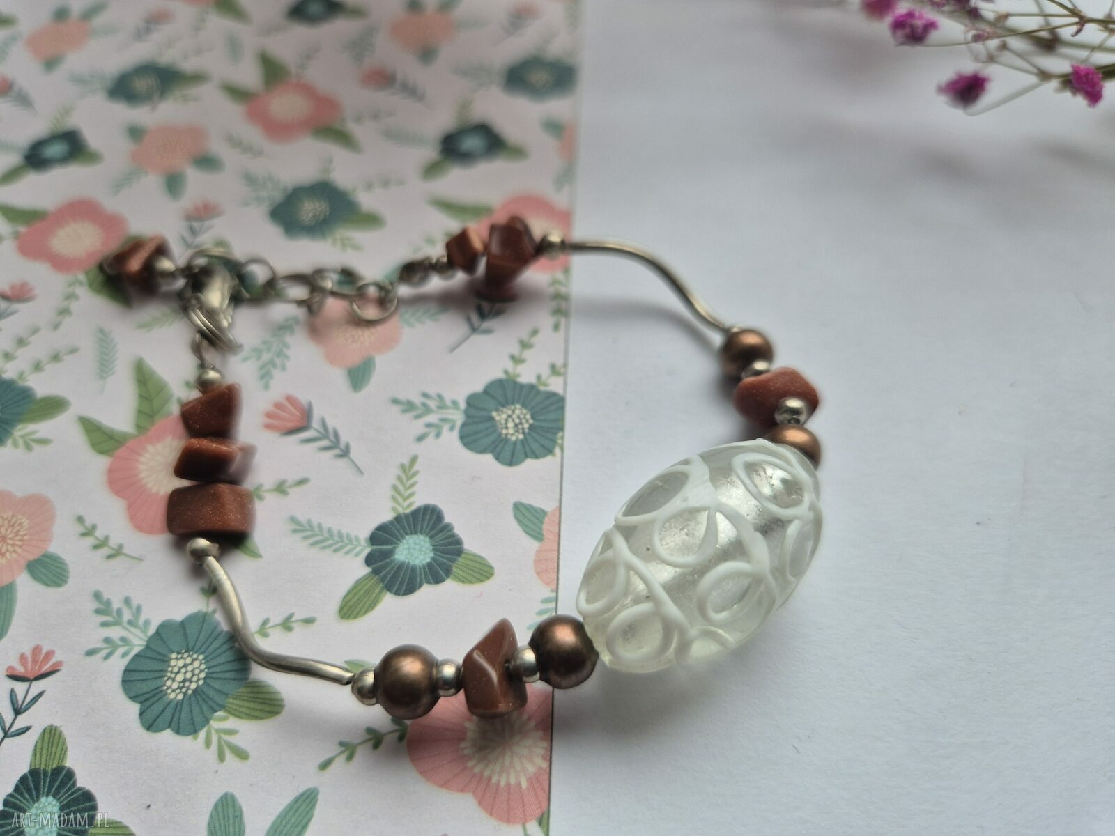 Bransoletka boho uniwersalna polecam box e1 - ręczne wykonanie