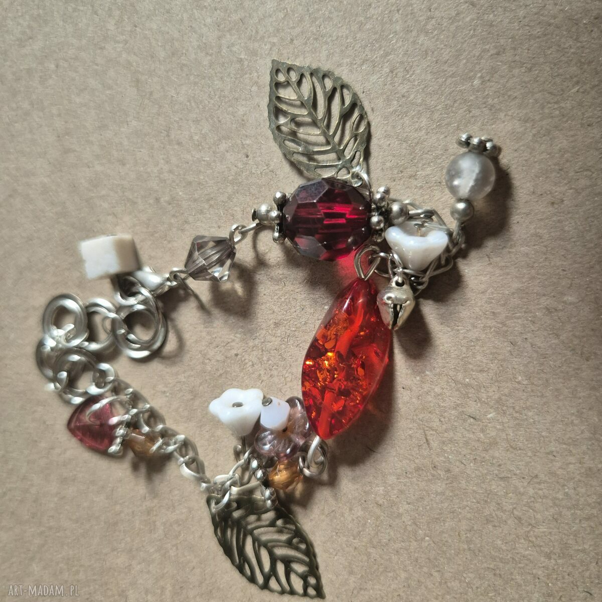 Kolorowa bransoletka boho w stylu Frida - uniwersalna i handmade