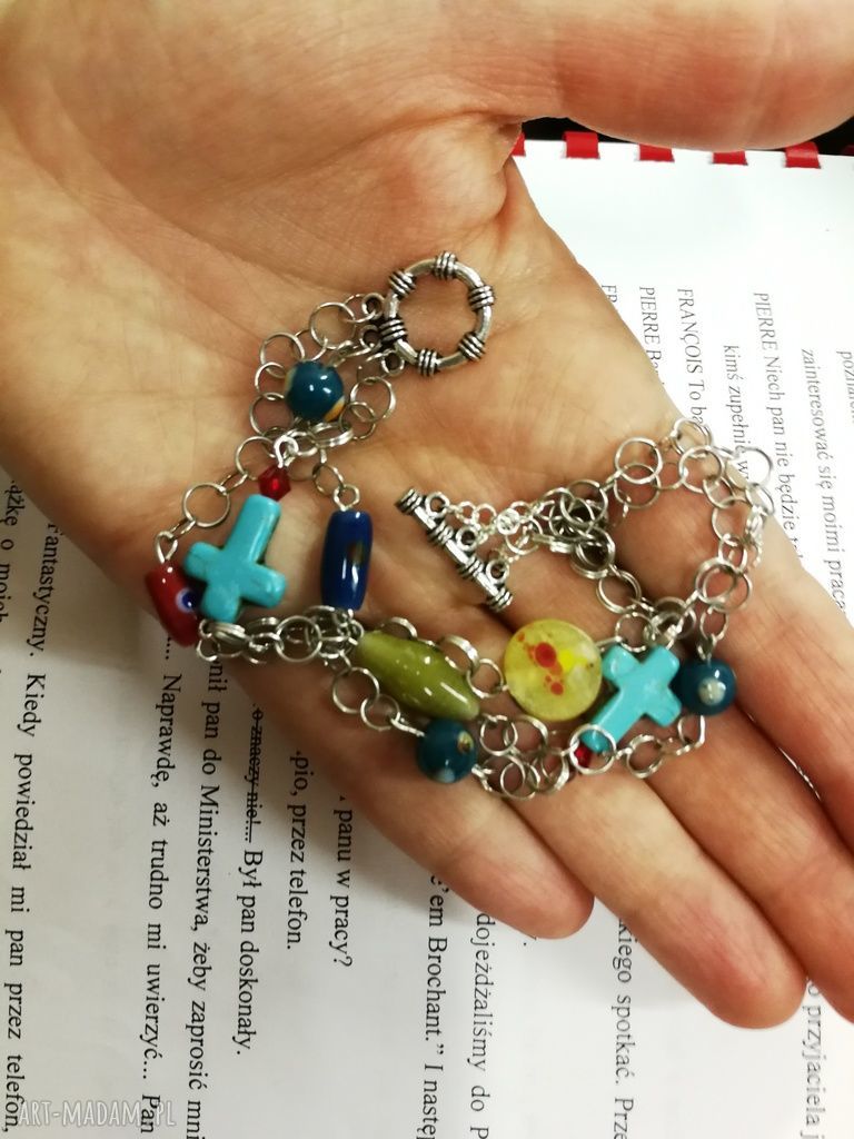 Uniwersalna bransoletka etno boho z koralików dla kobiet