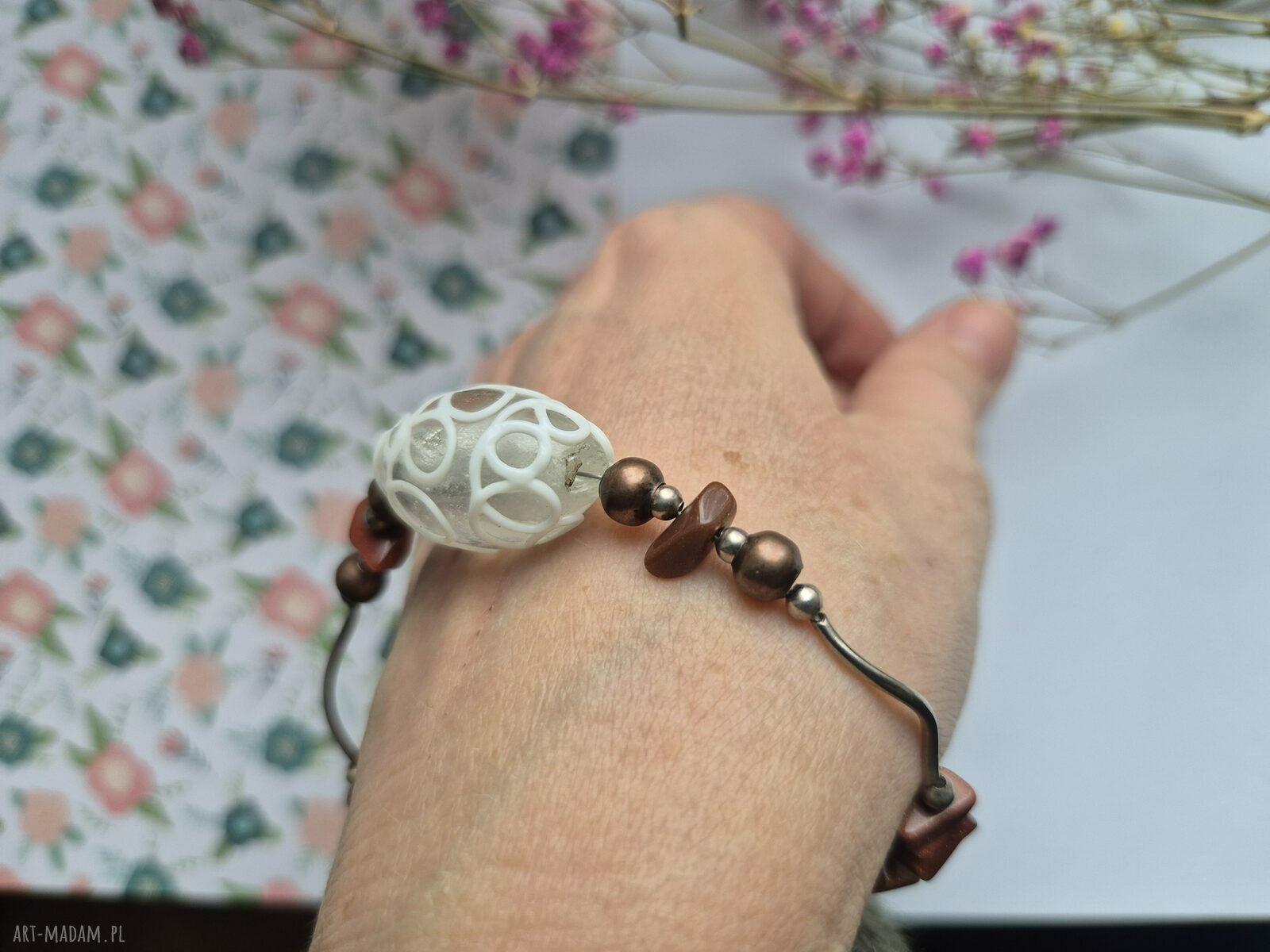 Bransoletka boho uniwersalna polecam box e1 - ręczne wykonanie