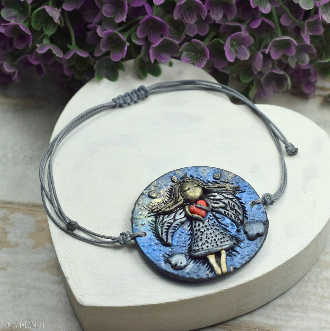bransoletki: Bransoletka Anioł Handmade