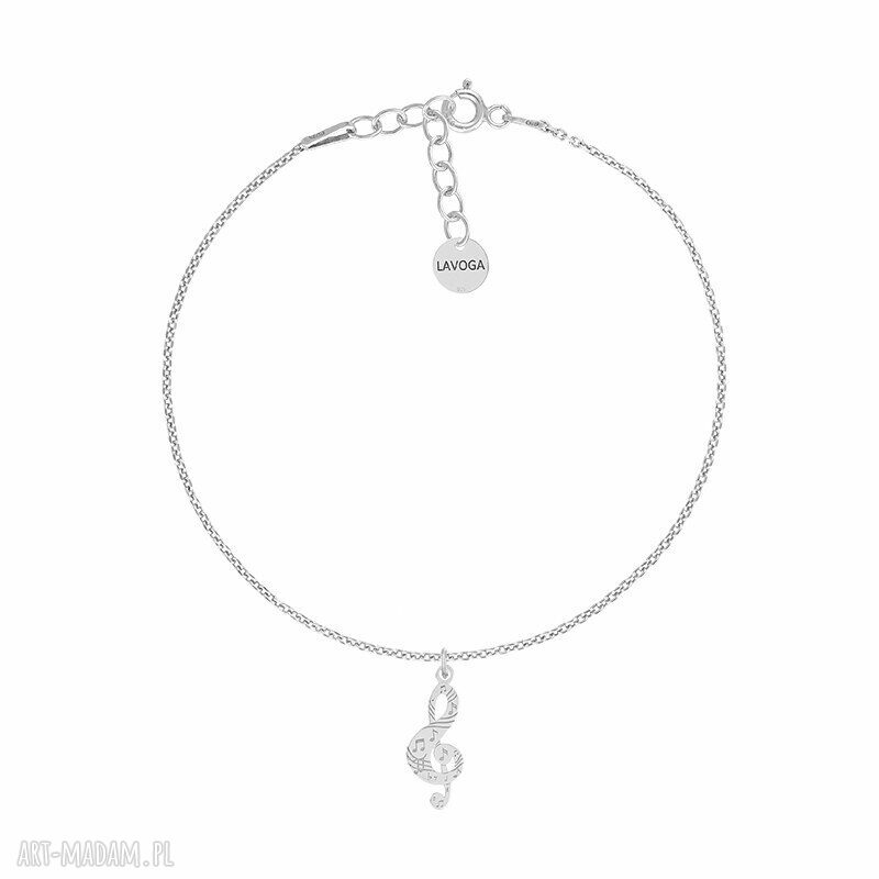 bransoletki: BRANSOLETKA z kluczem wiolinowym PASSION Handmade