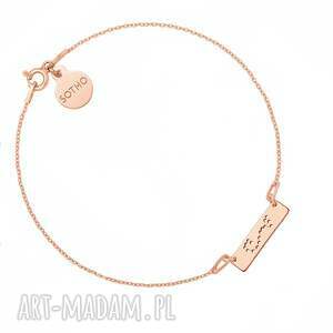 bransoletka z konstelacją skorpiona z różowego złota