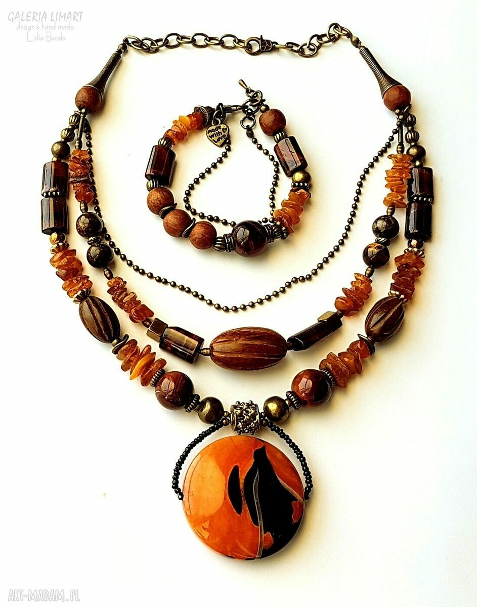 Boho bransoletka z minerałów - unikatowy prezent handmade