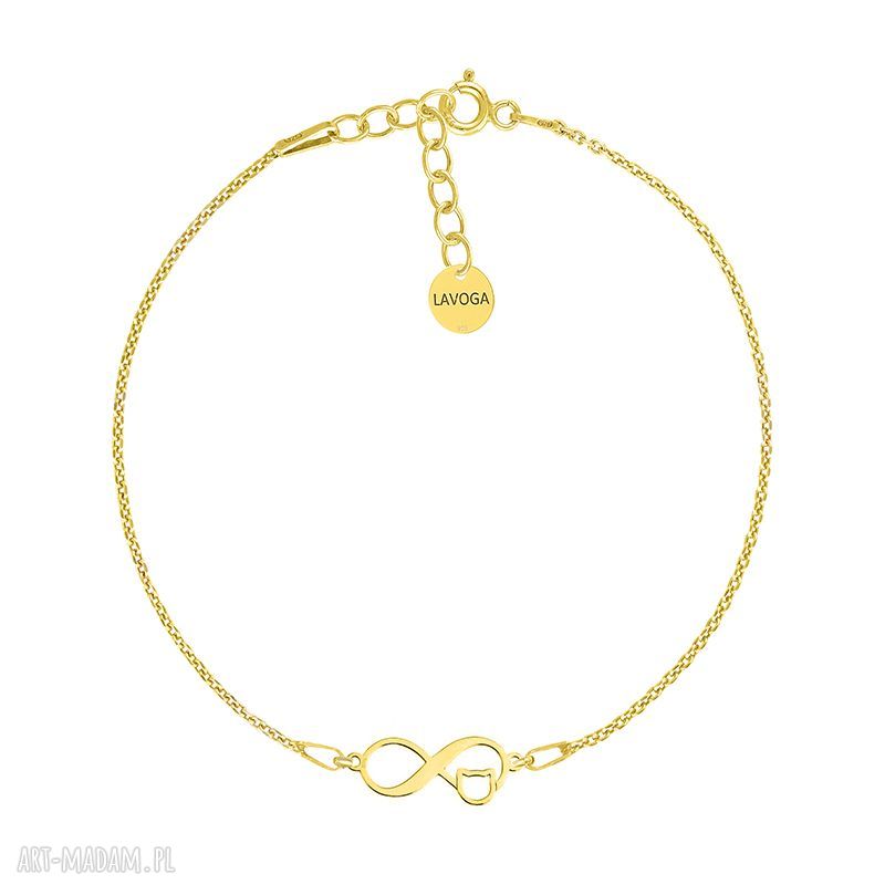 Bransoletka nieskończonością kotkiem animals kot infinity