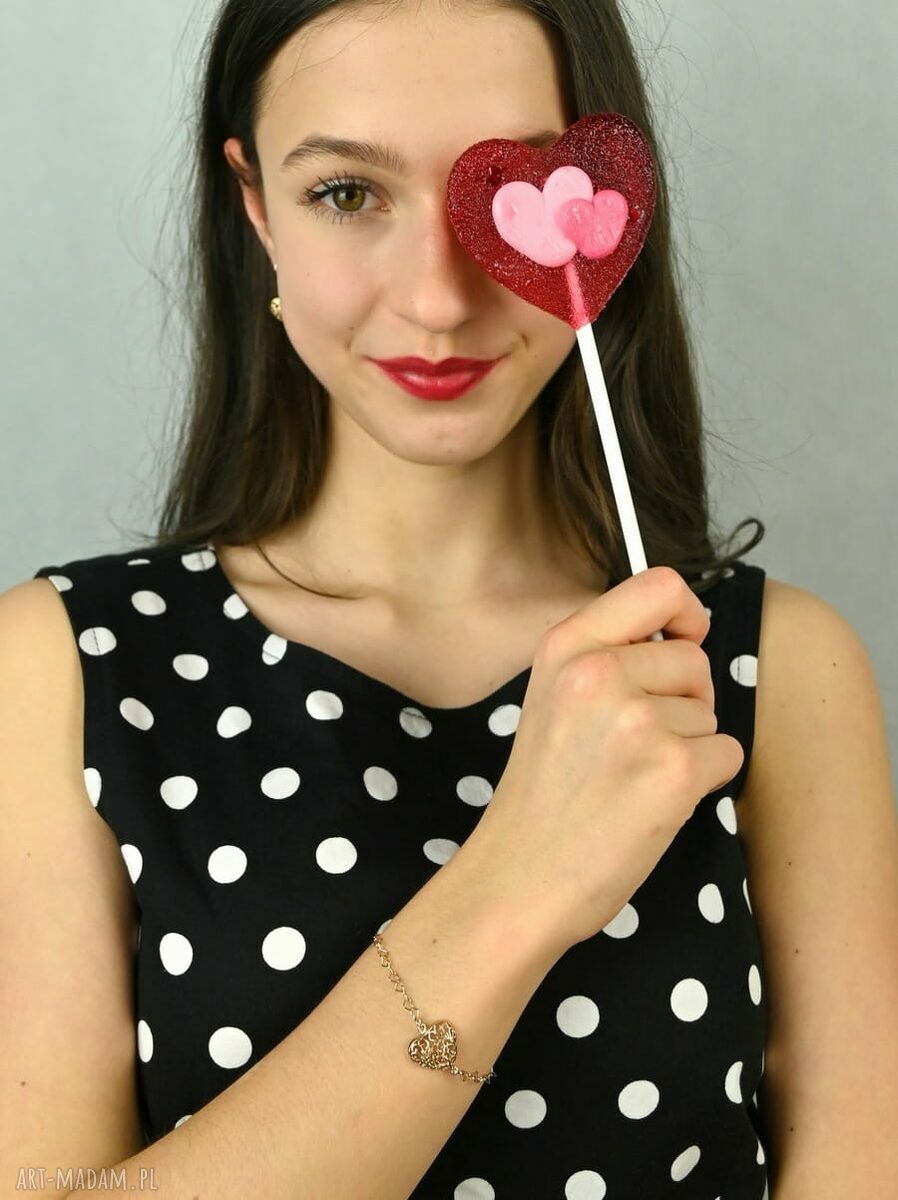 Bransoletka z serduszkiem Heart Gold - pozłacana srebrna