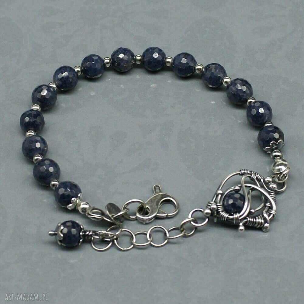 Bransoletka z szafirami "Sapphire Sky"