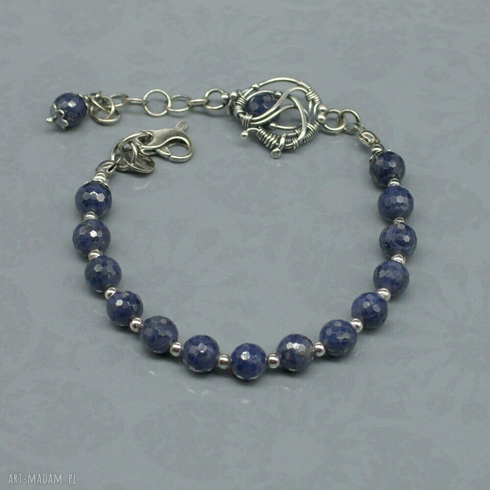 Bransoletka z szafirami "Sapphire Sky"