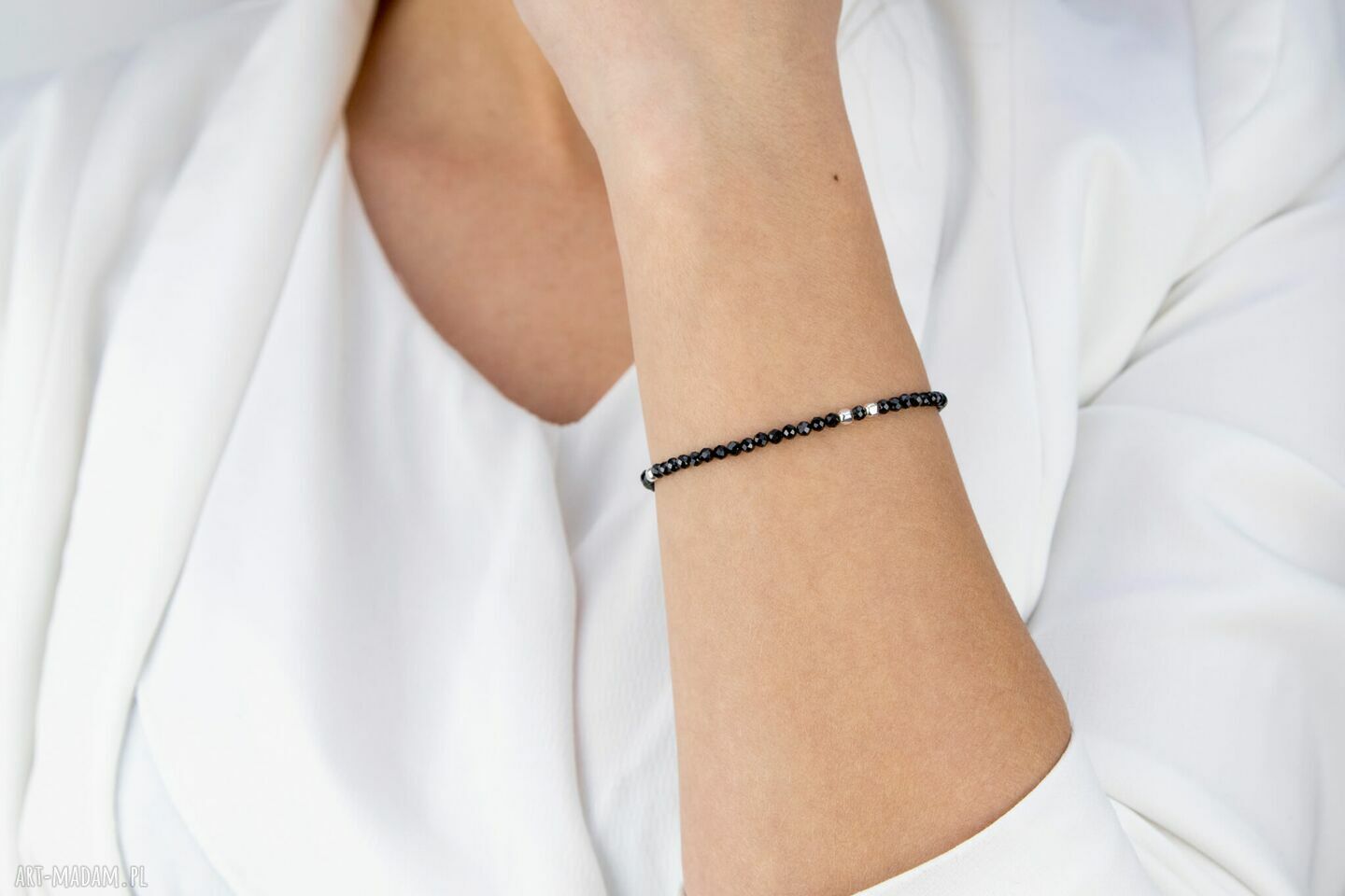 Bransoletka ze spinelem Stay True to Yourself - srebro 925