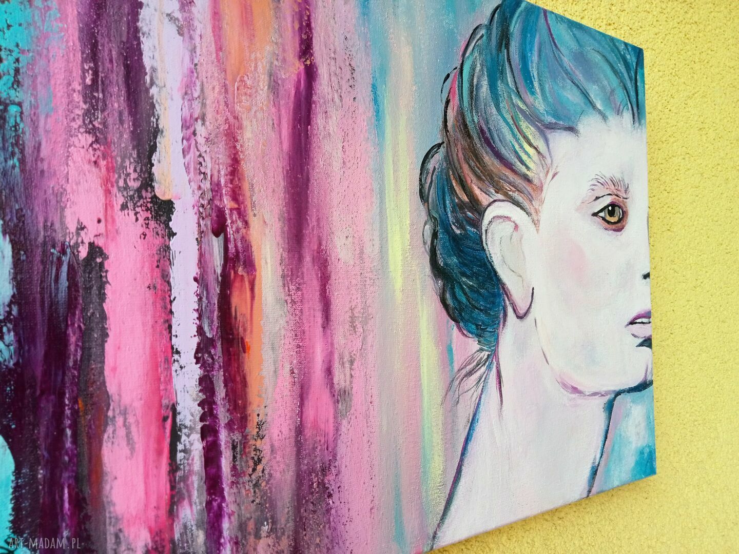 Breakfast on Pluto - ręcznie malowany obraz akrylowy inspirowany filmem