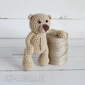 vairatka handmade miś amigurumi do kieszonki 292