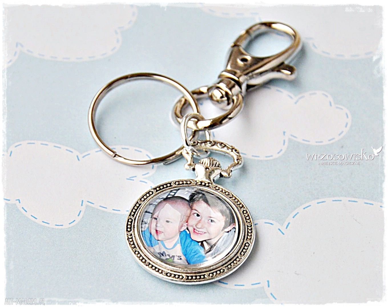 pomysł na prezent: Brelok personalizowany ze zdjęciem handmade