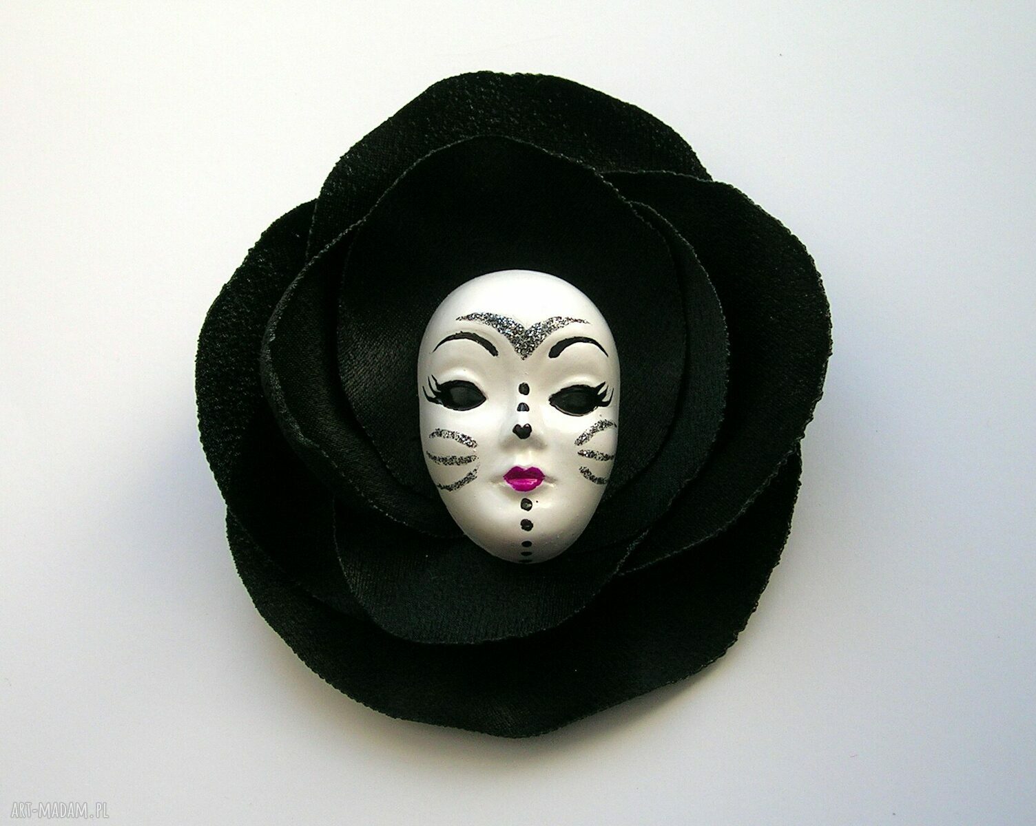 Broszka z Kolekcji Masquerade - Kot II (kocia maska)
