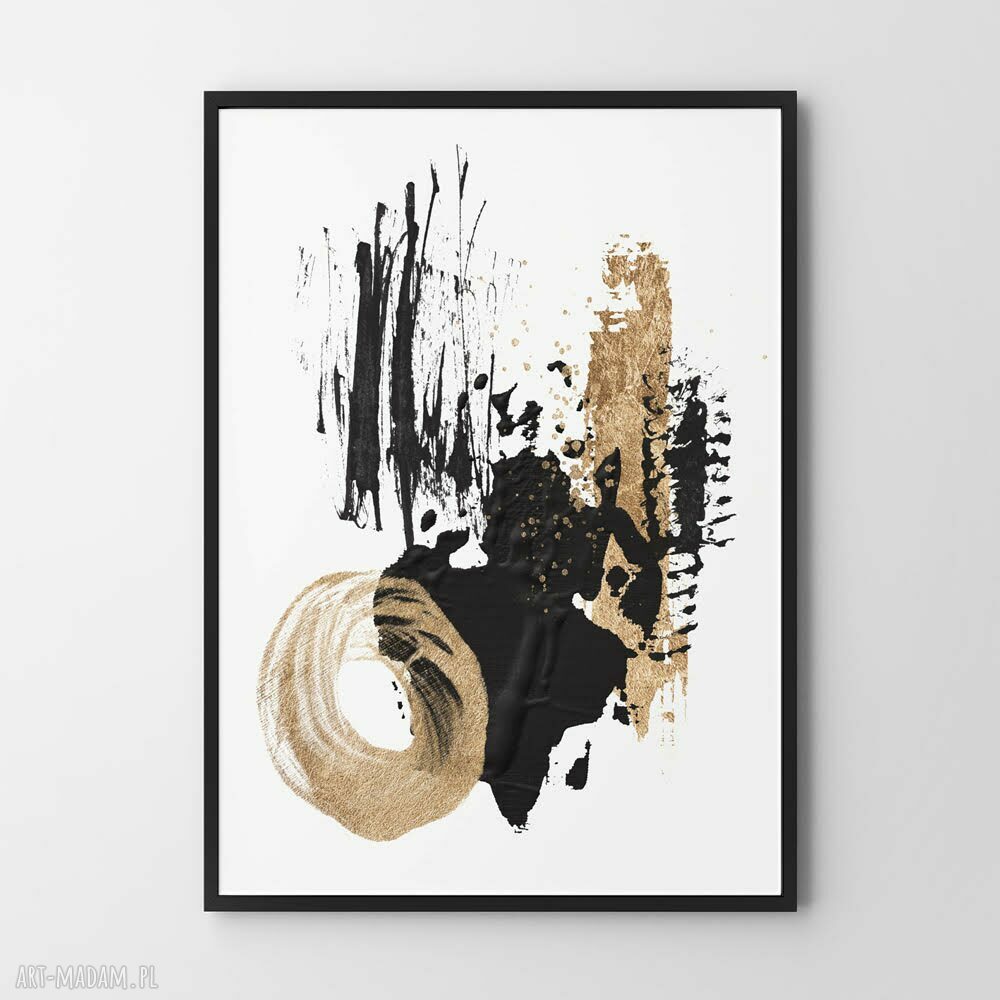 Plakat „Brudne złoto” 40x50 cm - elegancja do Twojego salonu