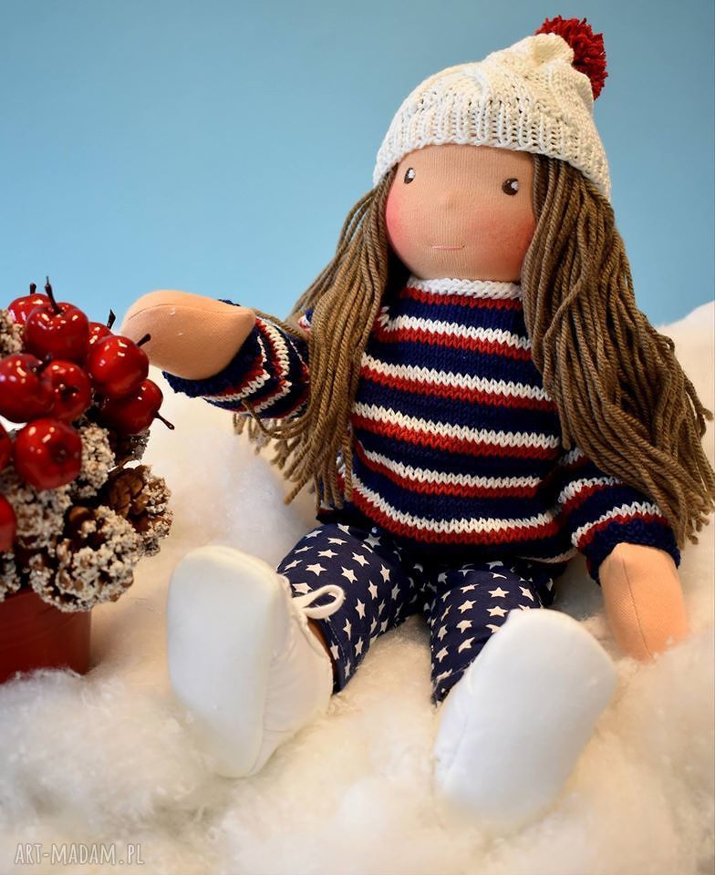 lalki: Lalka waldorfska Basia HandMade