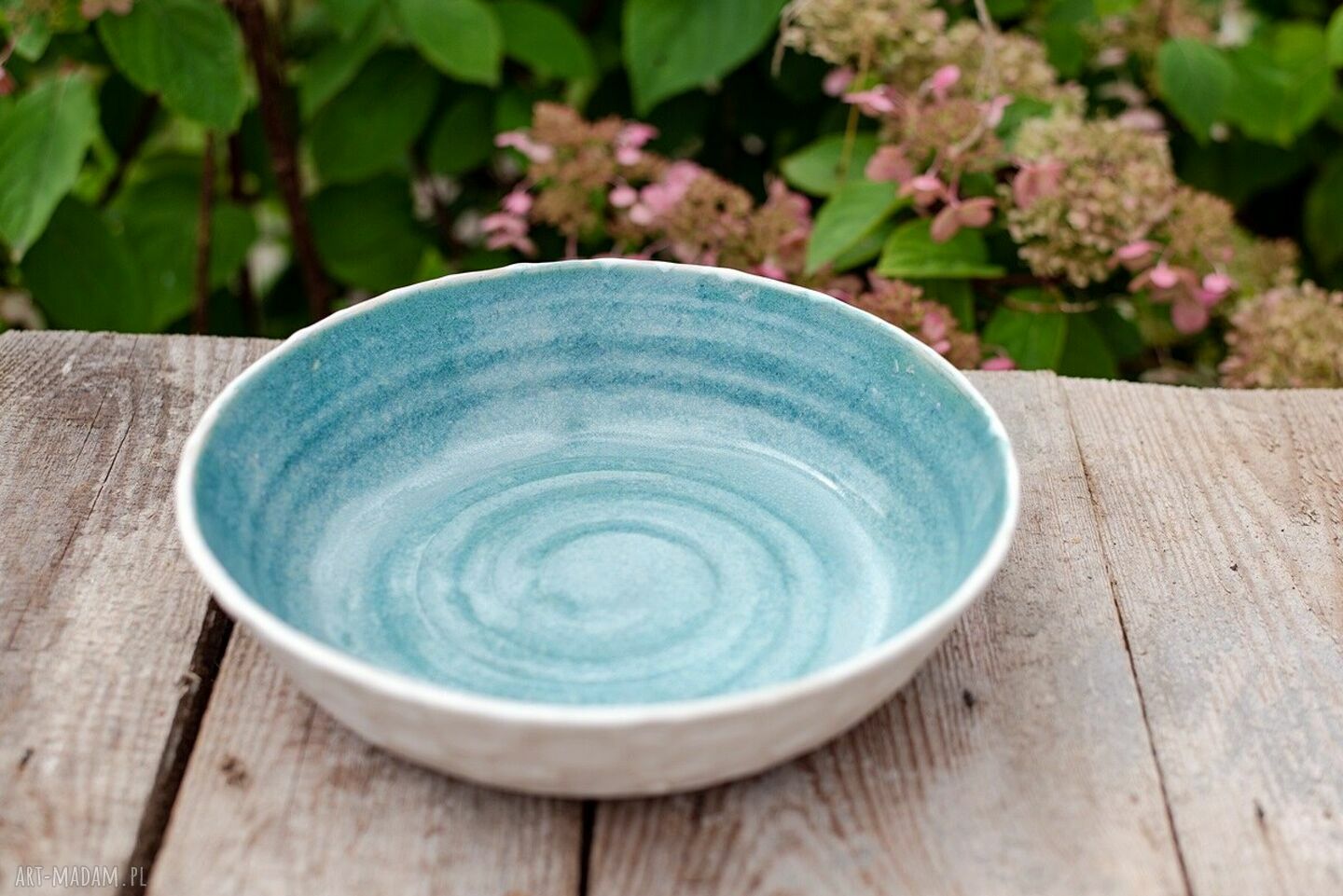 Głęboka misa Buddha Bowl 28 cm w kamiennym turkusie