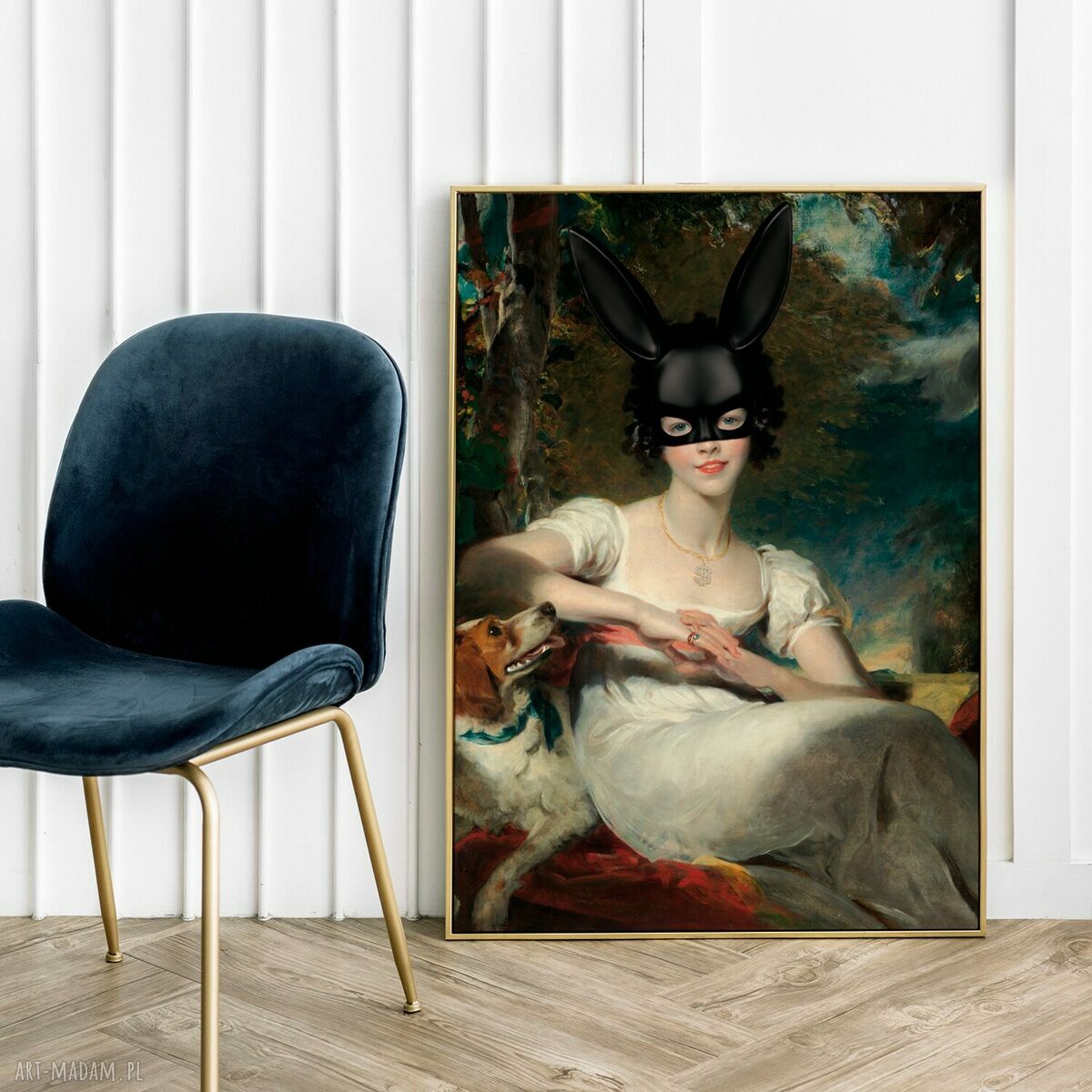 Plakat Bunny v2 30x40 cm - modna dekoracja ścienna Hogstudio