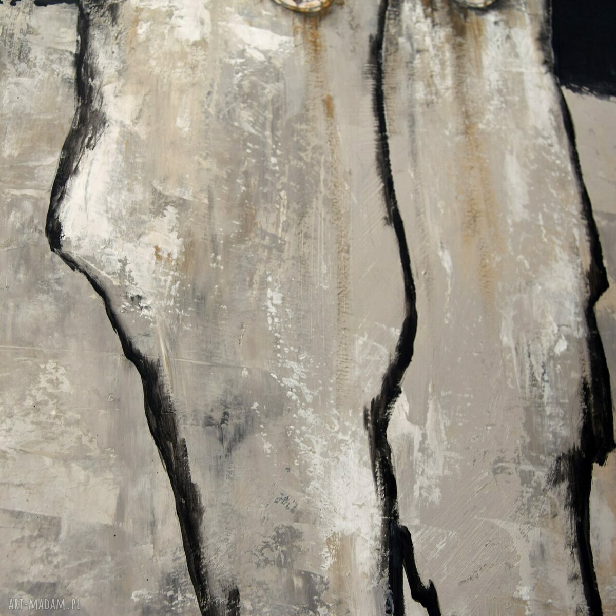 Busola ma, postacie - nowoczesny obraz ręcznie malowany 50x70
