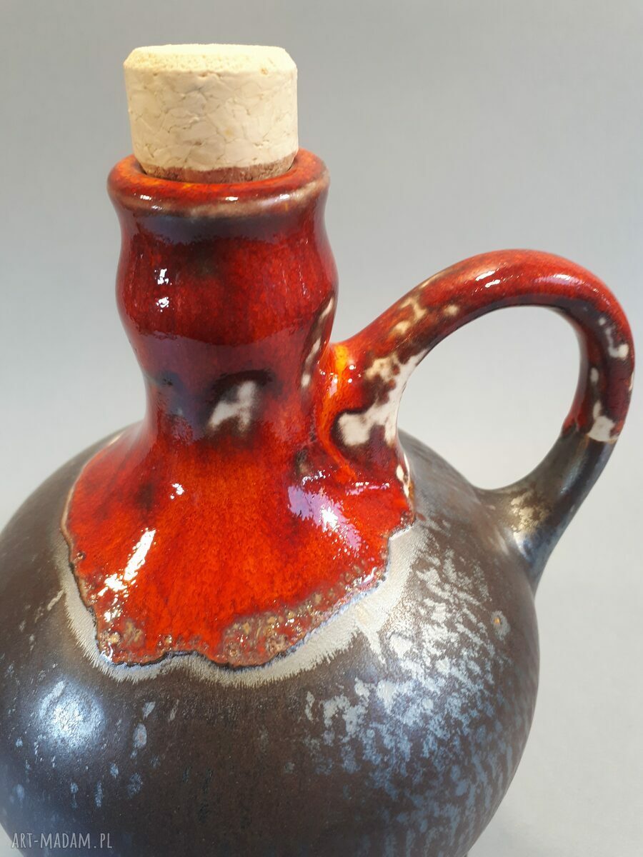 Butelka ceramiczna na olej lub wino