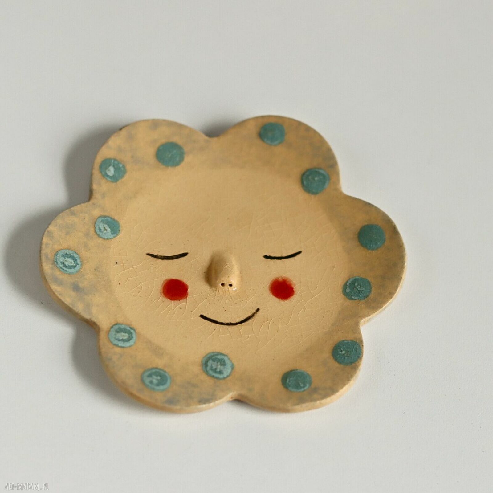 Buźka - ceramiczny talerzyk na biżuterię
