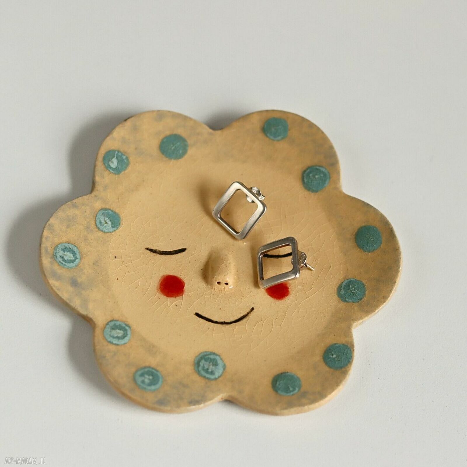 Buźka - ceramiczny talerzyk na biżuterię