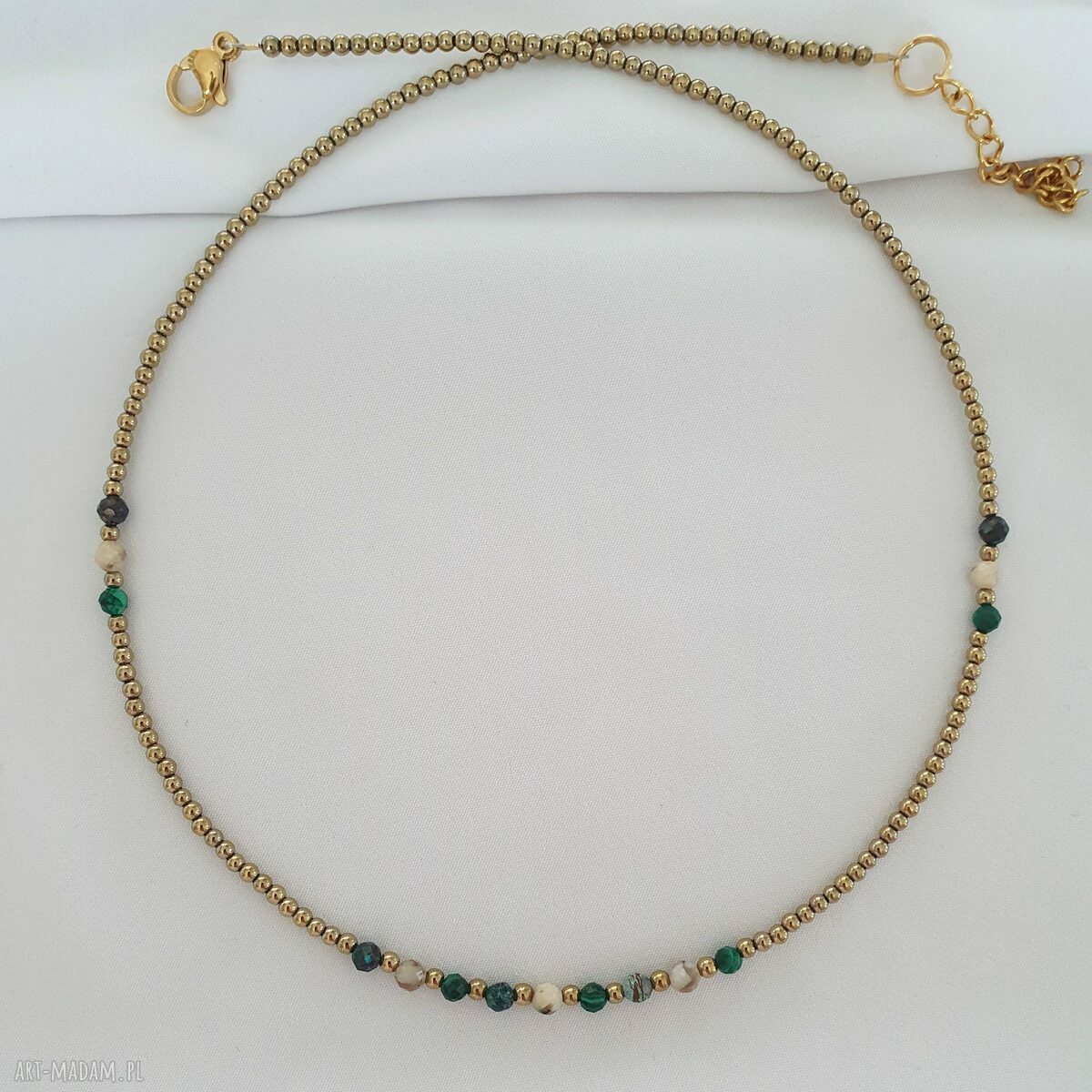 Naszyjnik BYK dla znaku zodiaku - choker z kamieni naturalnych