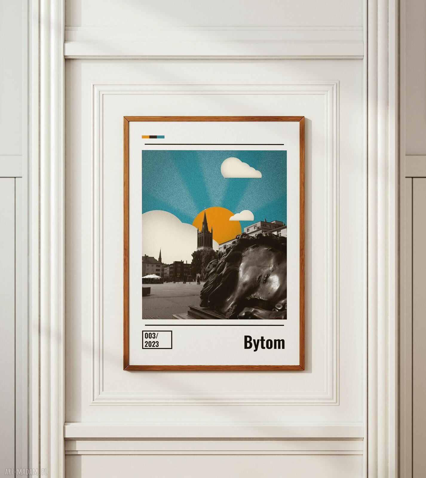 Plakat Bytom A3 29,7 x 42 cm - śląski kolaż rynku