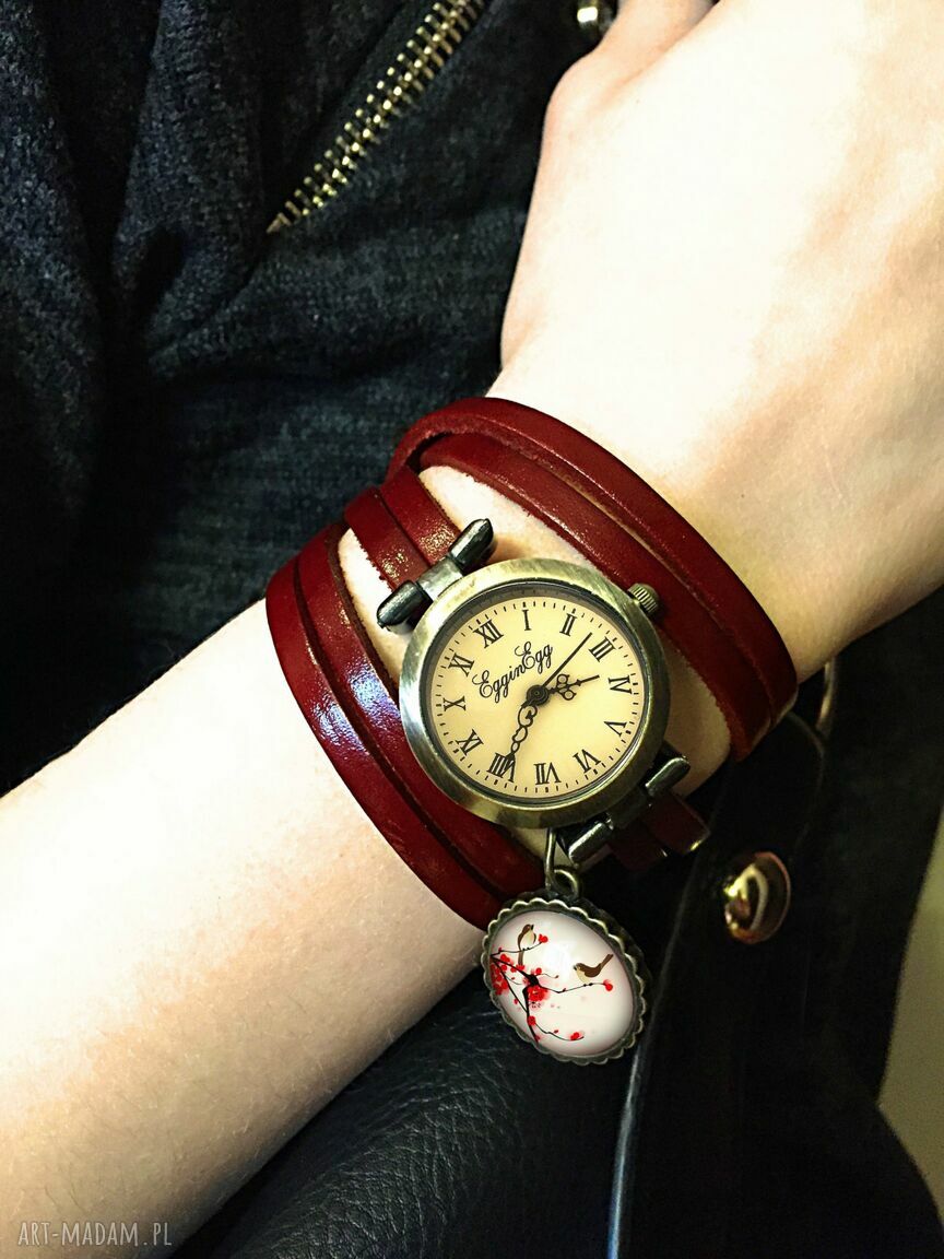 zegarki: Carina nebula Zegarek/bransoletka na skórzanym pasku Handmade