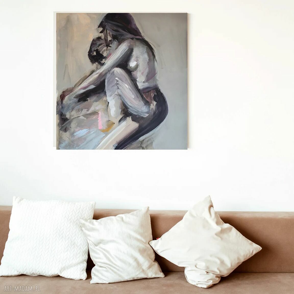 Obraz „Carried Away” 90x90 cm (kochankowie)