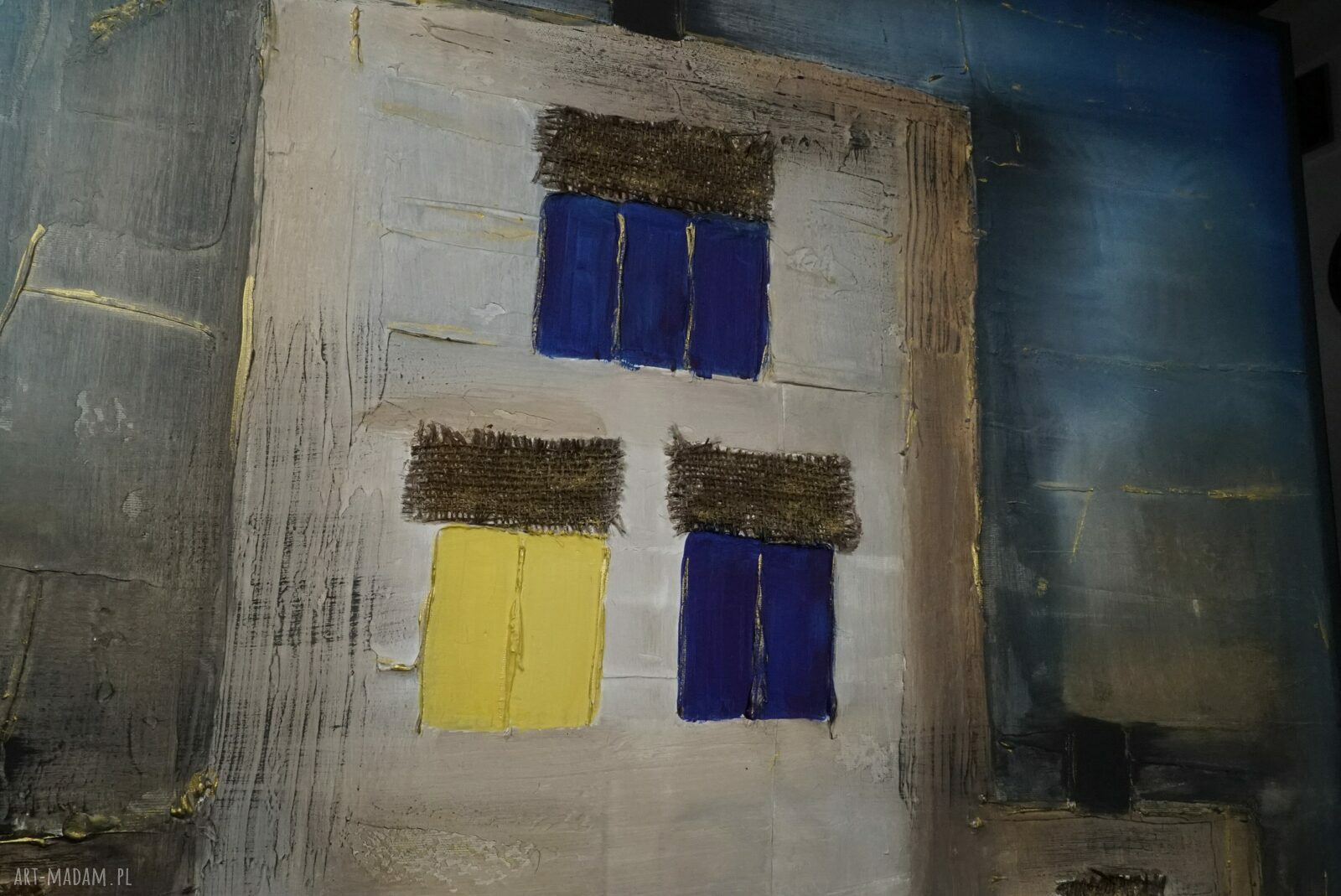 Casa española 6 - obraz 3D na płótnie strukturalny 130x100 cm