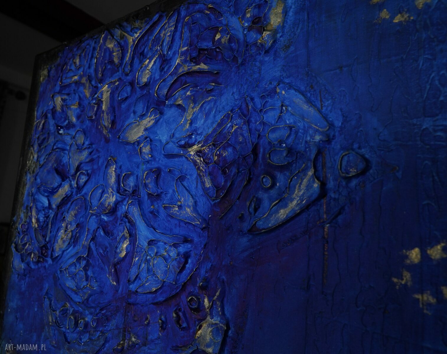 Obraz Casa española 8 100x90 cm z grubą strukturą - mixed media