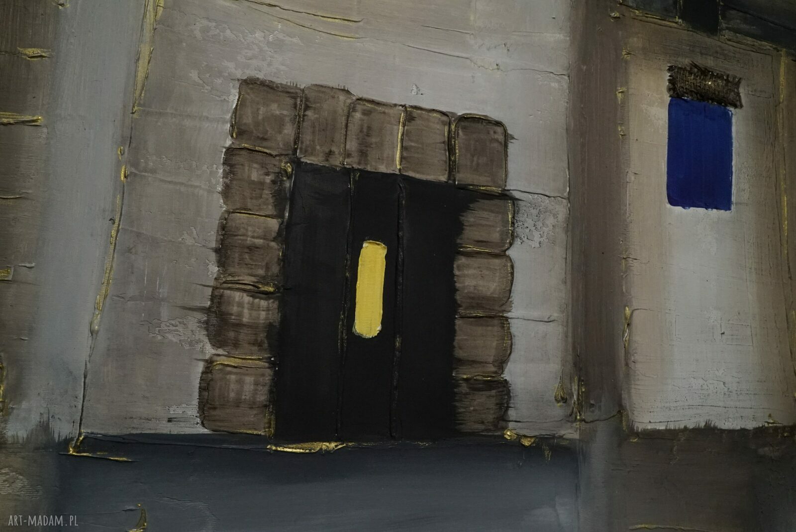 Casa española 6 - obraz 3D na płótnie strukturalny 130x100 cm