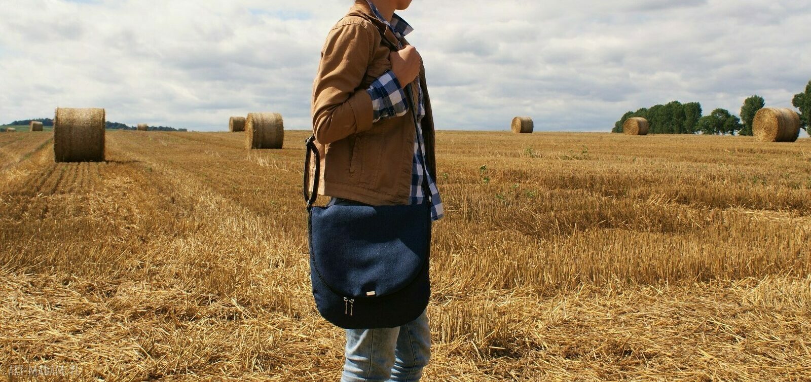Listonoszka granat handmade