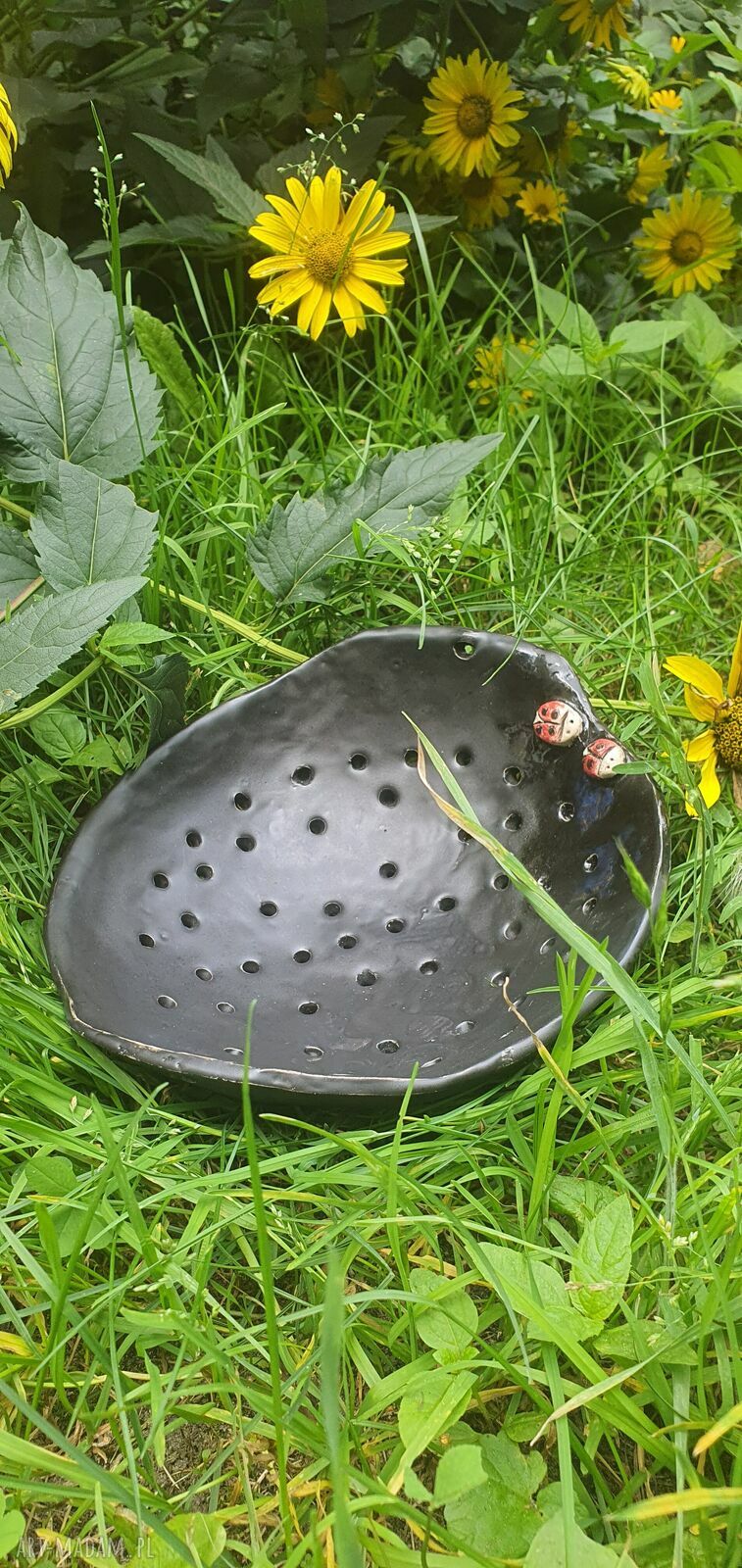 Cedzak ceramiczny na nóżkach
