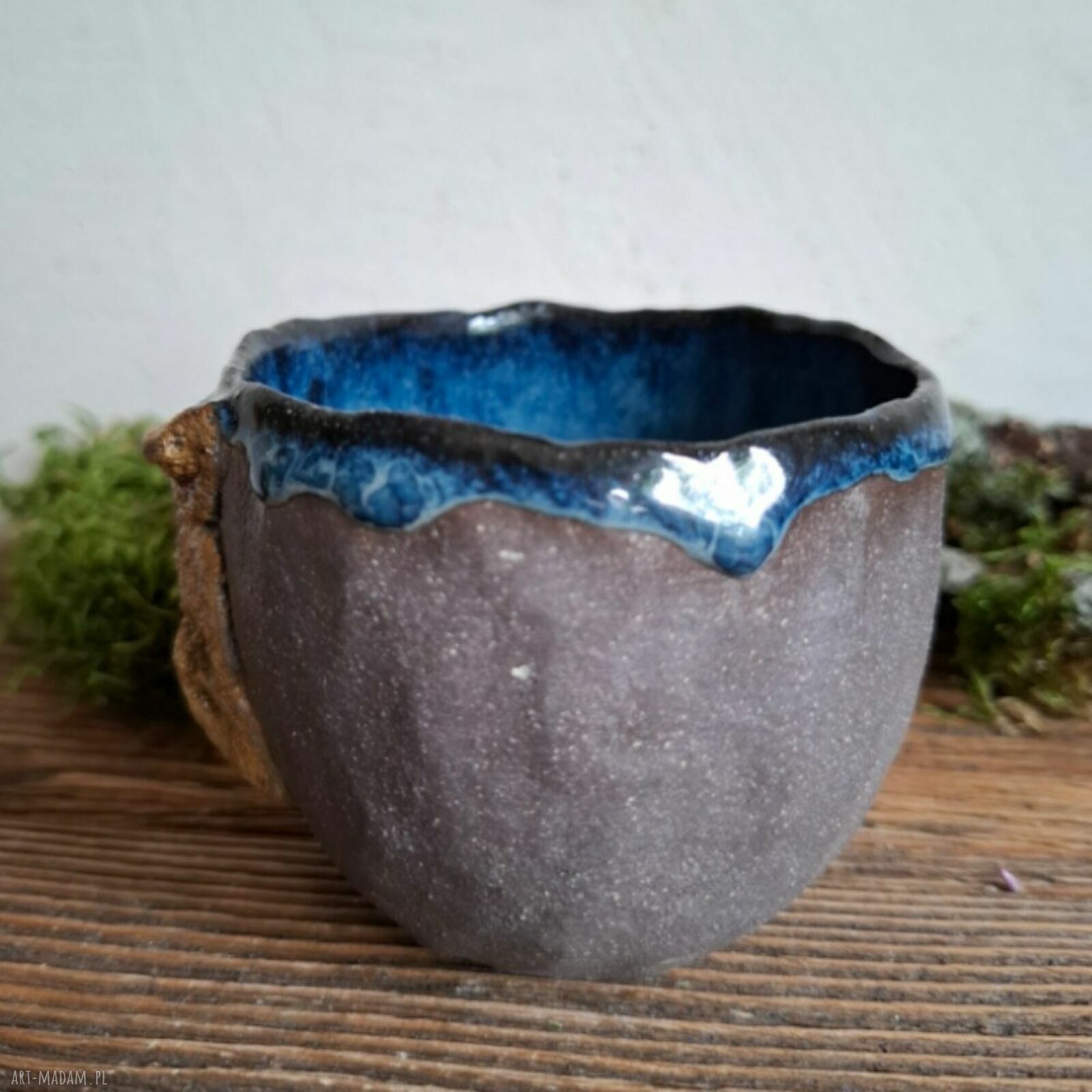 Czarka ceramiczna Laguna - ręcznie lepiona