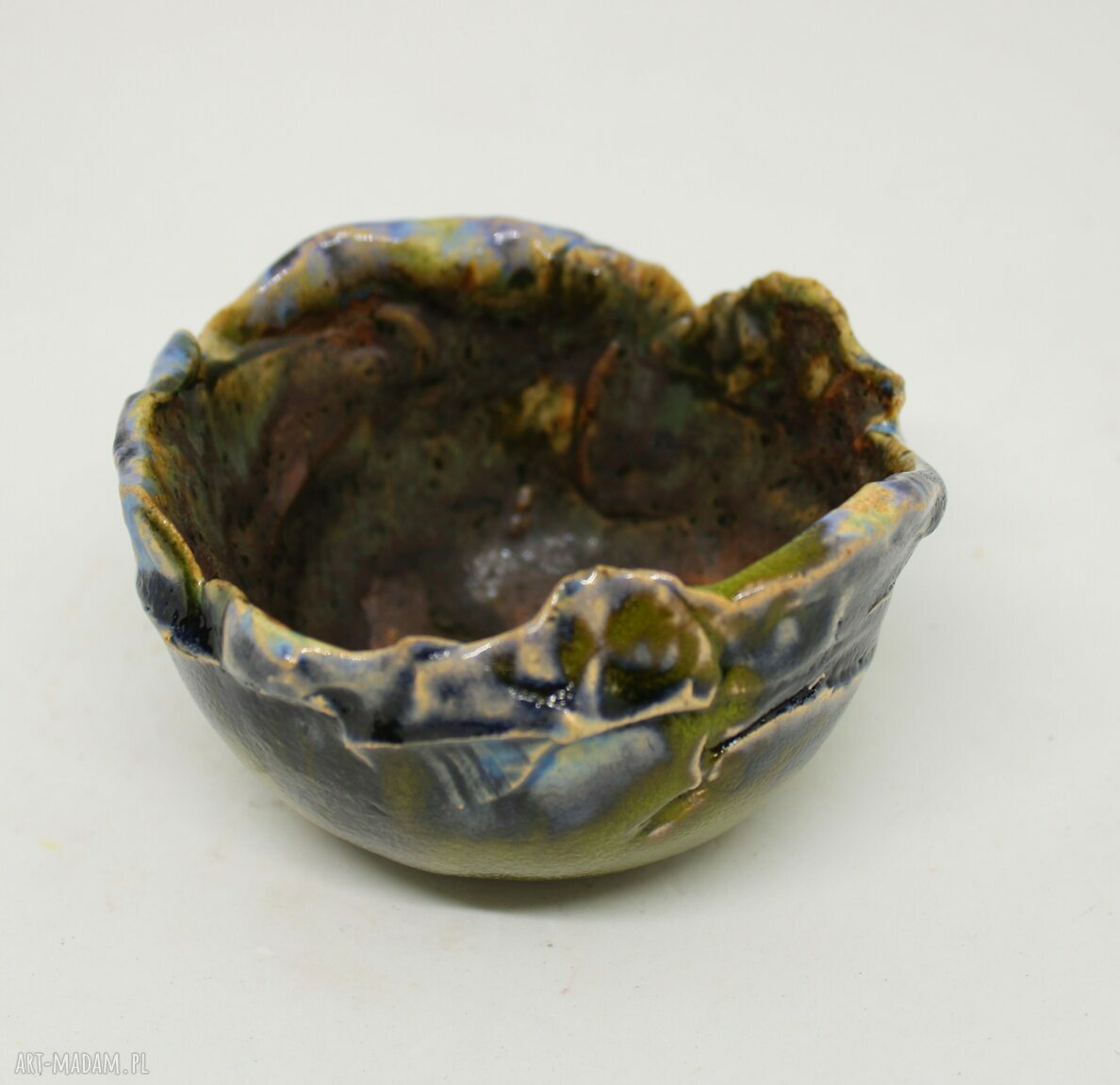Ceramiczna doniczka handmade - prezent do domu i ogrodu