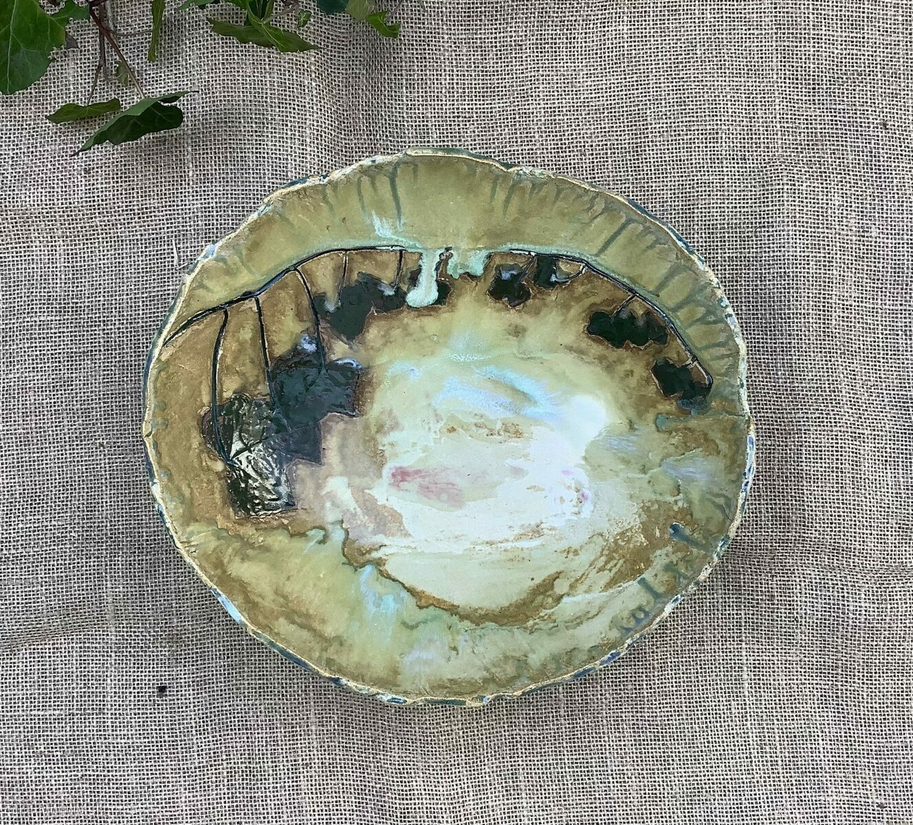 Misa ceramiczna Bluszcz na owoce