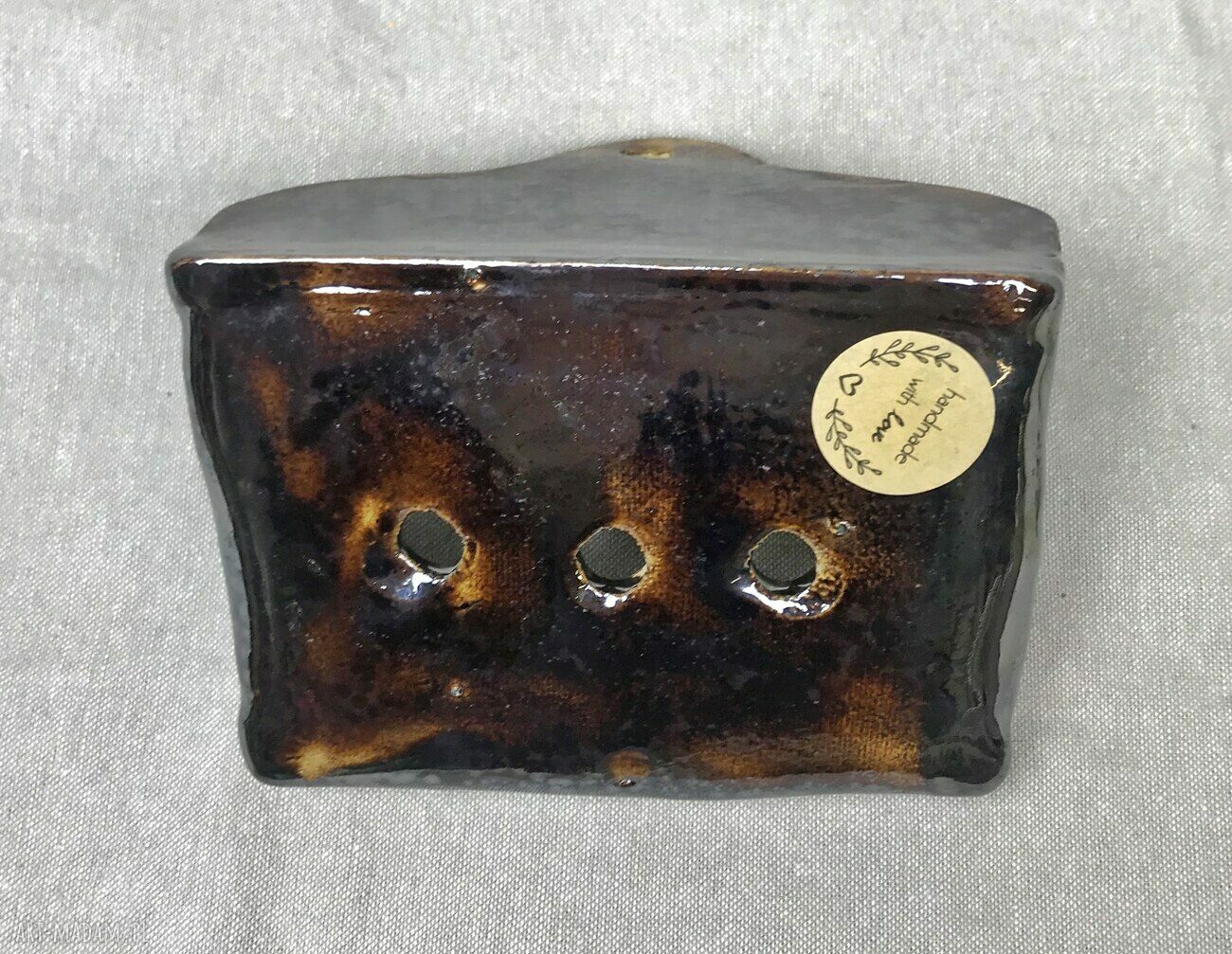 Ceramiczna mydelniczka „Stare lustro”