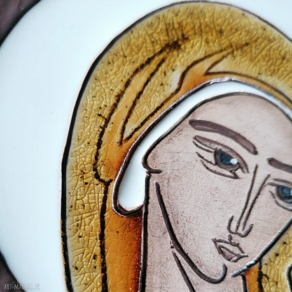 Ikona ceramiczna Maryi - Pneumatofora
