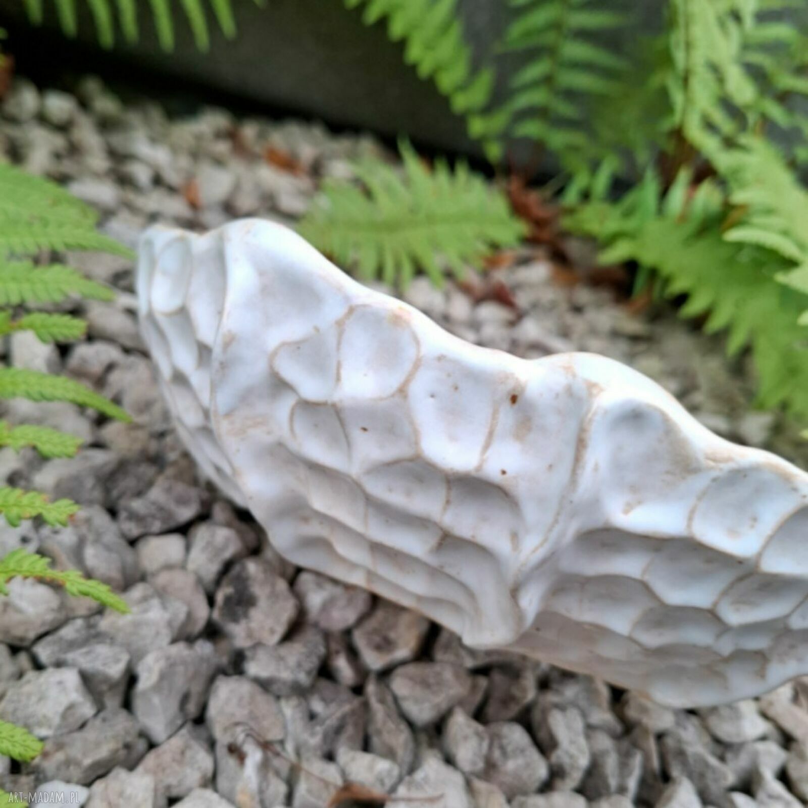 Misa ceramiczna ręcznie rzeźbiona Muszla