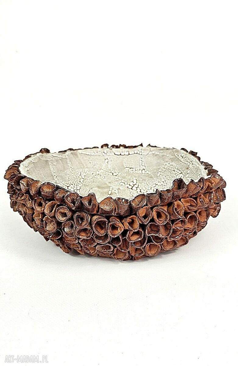 Misa ceramiczna z kolekcji Morskiej - ręcznie robiona patera