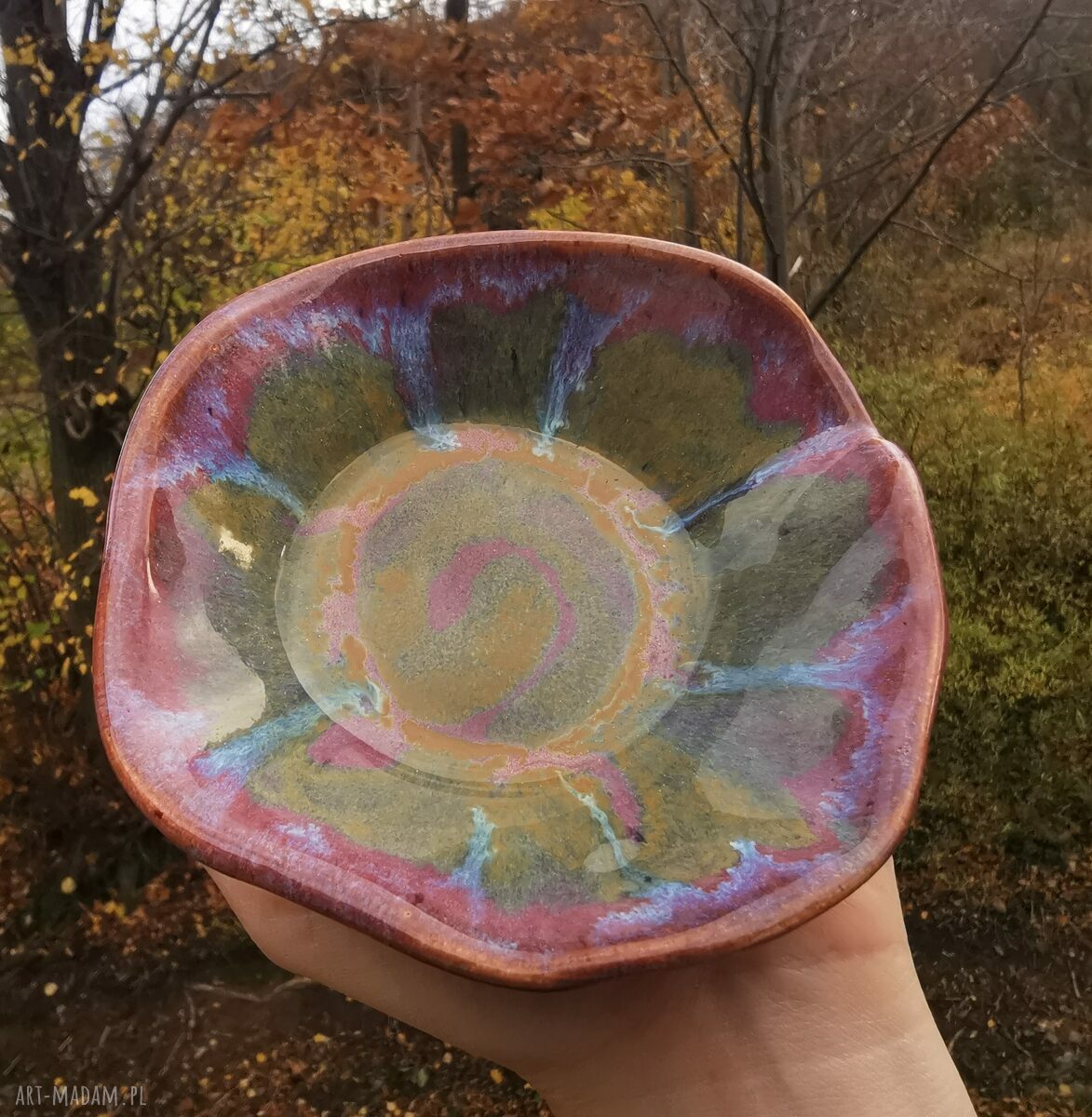 Ceramiczna miseczka Shiraja (c368) - ręcznie formowana kamionka