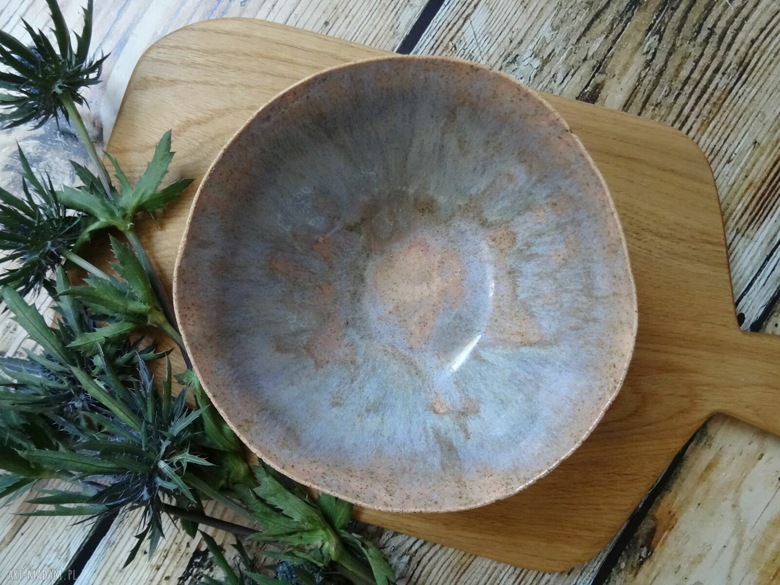 Dekoracyjna ceramiczna miseczka handmade w pastelach