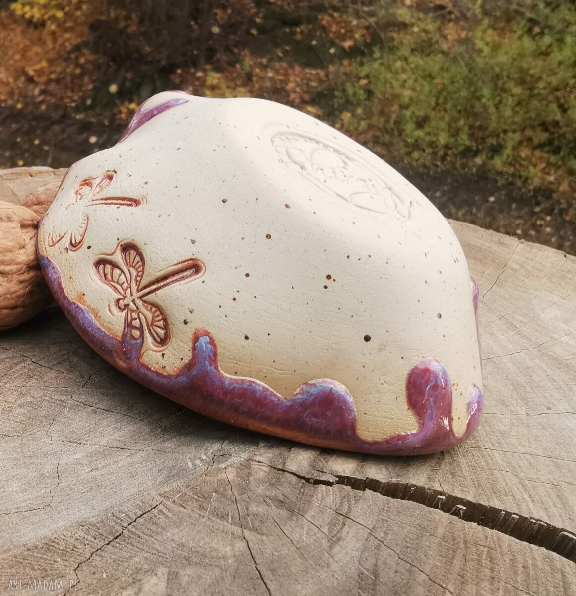 Ceramiczna miseczka Shiraja (c368) - ręcznie formowana kamionka